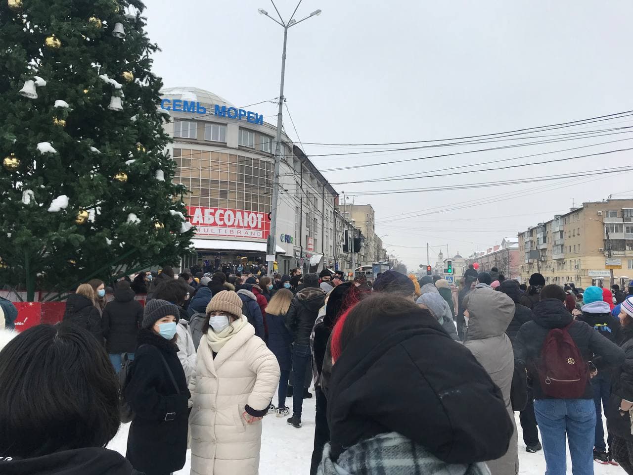 Протестная акция в твери