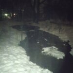 В Конаково канализационные стоки загрязняют реку Донховка