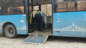 Транспорт Верхневолжья автобус пандус