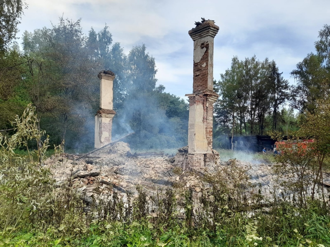 пожар Верескуново