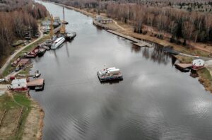 паромная переправа в Дубне