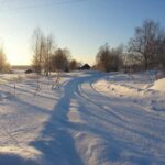 В Сандовском округе жители деревни две недели провели в снежном плену