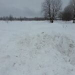 В Краснохолмском округе шесть деревень остались без продуктов из-за заваленной снегом дороги