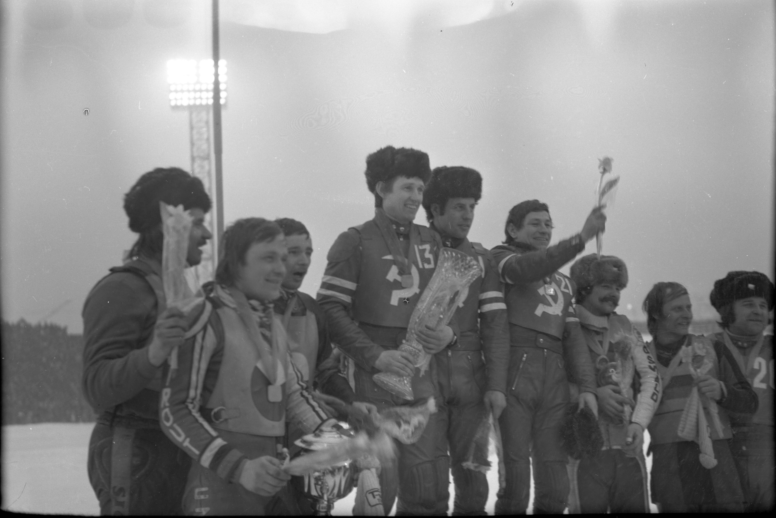 Чемпионат мира по мотогонкам на льду в г. Калинине, 1979 год