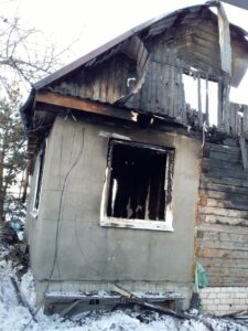 пожар в Калининском районе