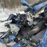 «Буханка» превратила «Шевроле» в груду железа: смертельное ДТП в Тверской области попало на видео