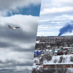 В Ивановской области разбился ИЛ-76, базировавшийся в Твери. Экипаж увёл горящий самолет от жилых домов