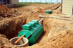 как монтировать септик, установка септика