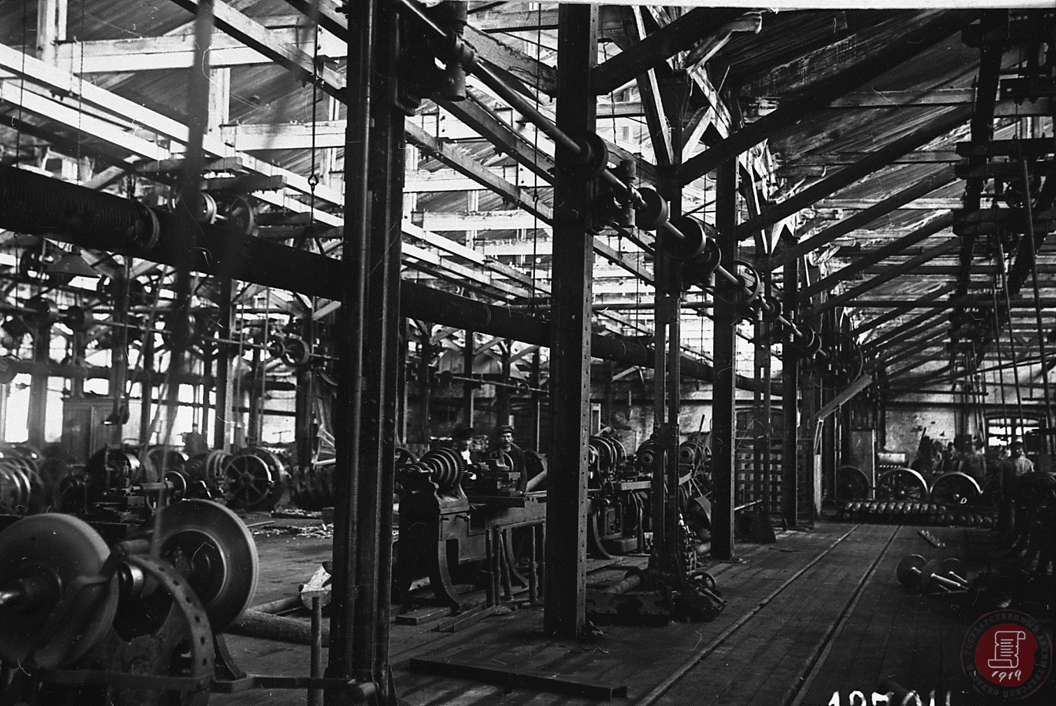 Цех Тверского вагоностроительного завода. Общий вид. Начало XX в.