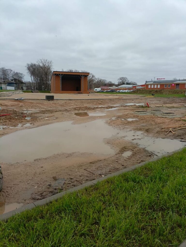 Реконструкция Советской площади в Бежецке