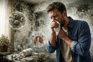 Чем опасна черная плесень в квартире для здоровья человека