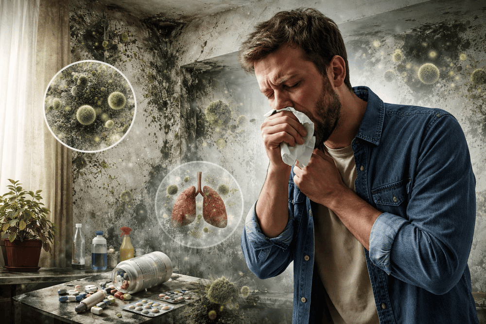 Чем опасна черная плесень в квартире для здоровья человека