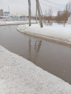 Южный поплыл