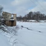 Заброшенная гидроэлектростанция рядом с селом Застолбье