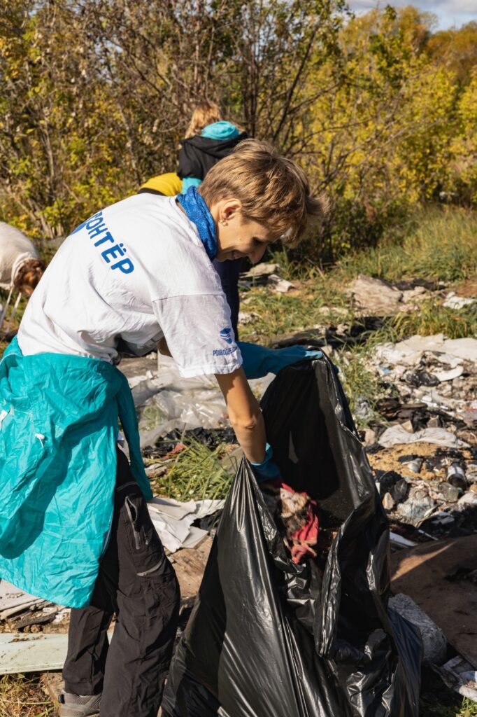 Свалка на берегу Волги
